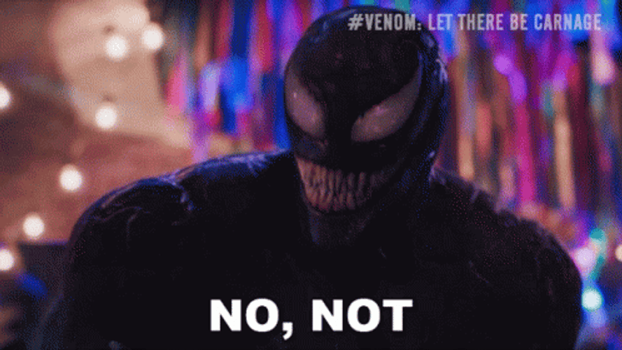 Venom Walking Out Not My Type GIF
