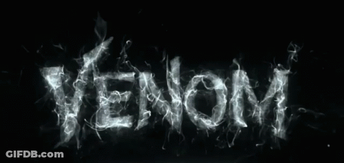 Venom Written In Smoke GIF