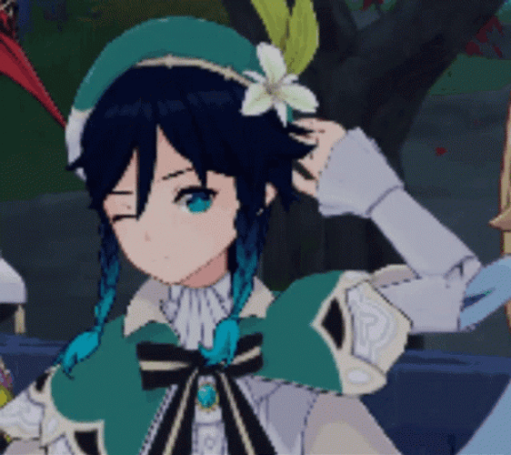 Venti Scratching Head GIF