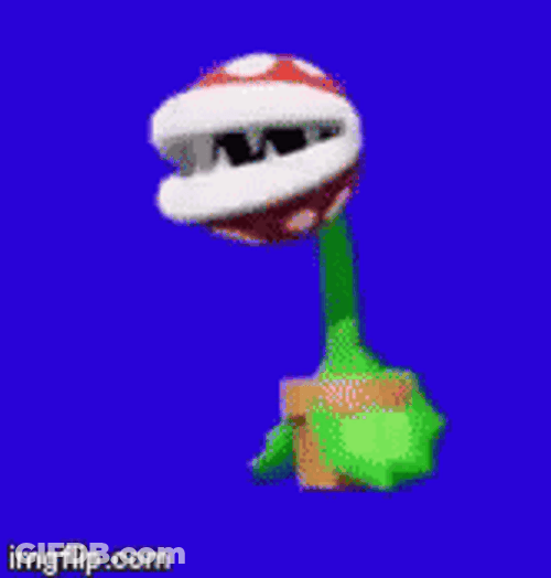 Venus Fly Trap Dancing Mascot GIF