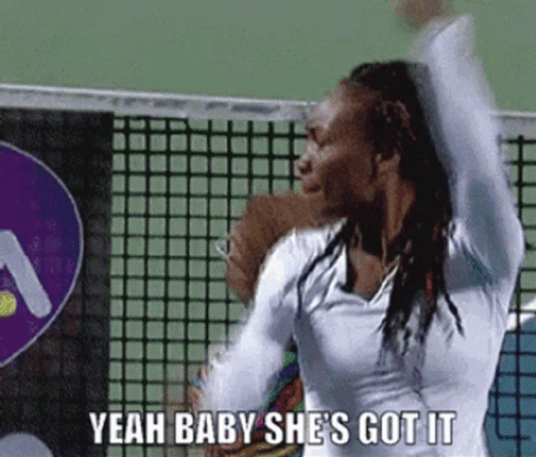 Venus Williams Baby She Got It GIF