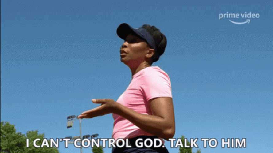 Venus Williams I Can't Control God GIF