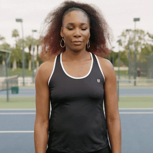 Venus Williams Pointing GIF