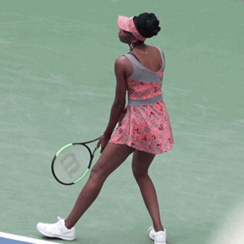 Venus Williams Tennis Serve GIF