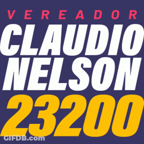 Verador Claudio Nelson 23200 Logo On Purple Background GIF