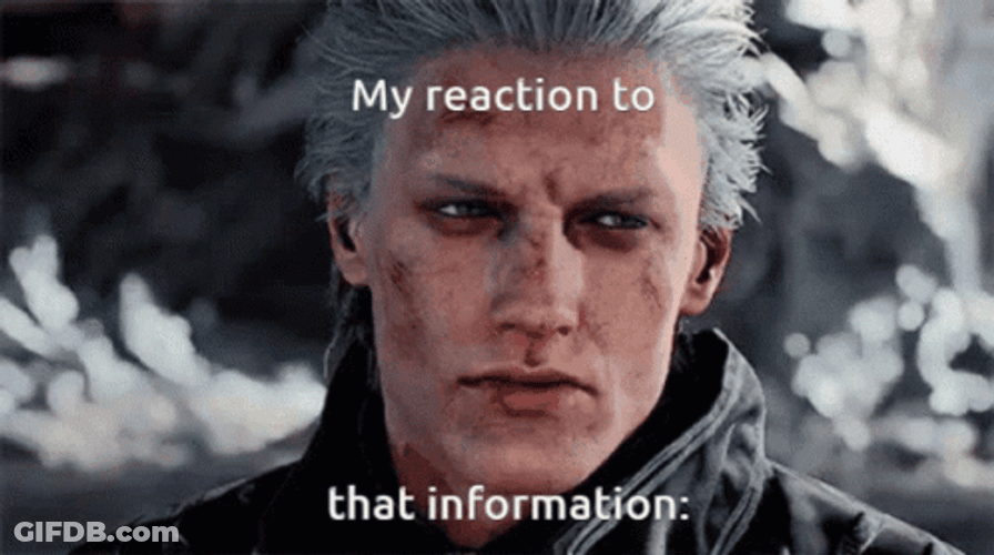 Vergil Blank Face GIF
