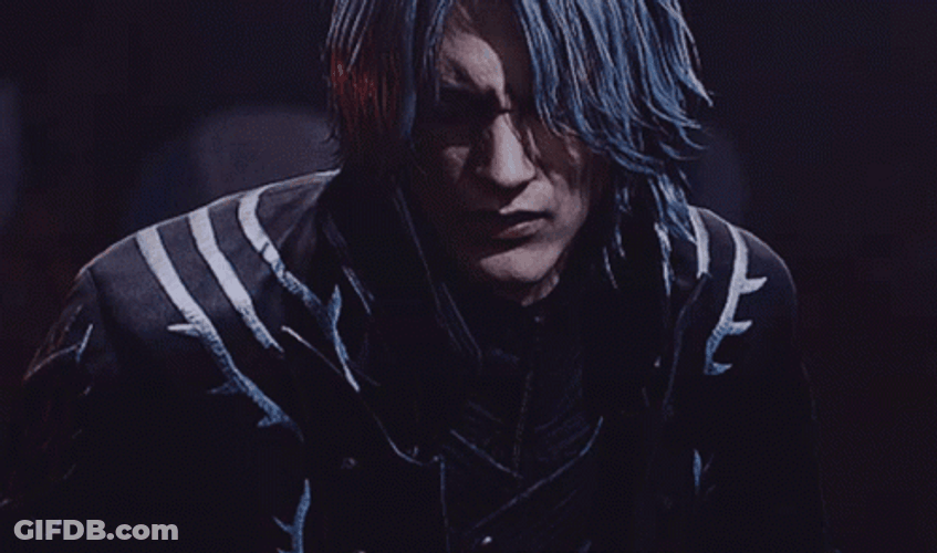 Vergil Face GIF
