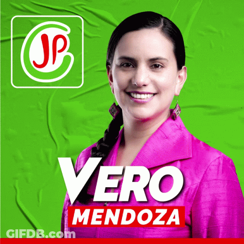 Vero Mendoza Poster Woman In Pink Suit GIF