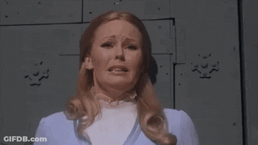 Veronica Carlson Face Pulls GIF