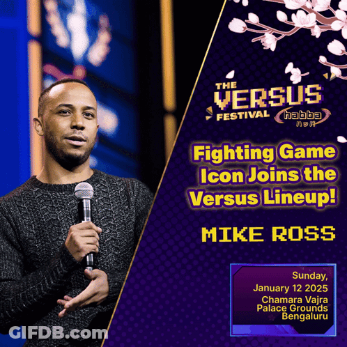 Versus Festival Poster With Mike Ross GIF