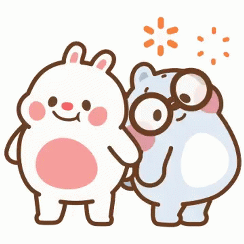 Very Cute Best Friend Pair GIF