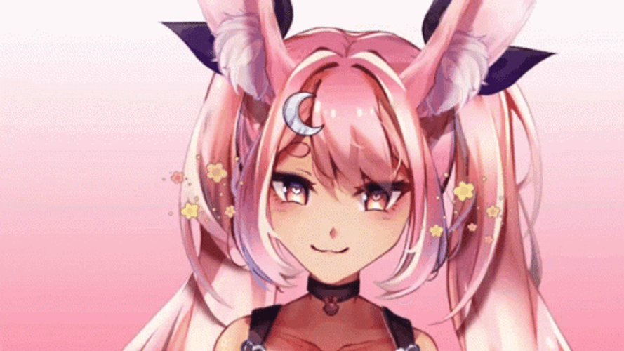 Very Cute Pink Girl GIF