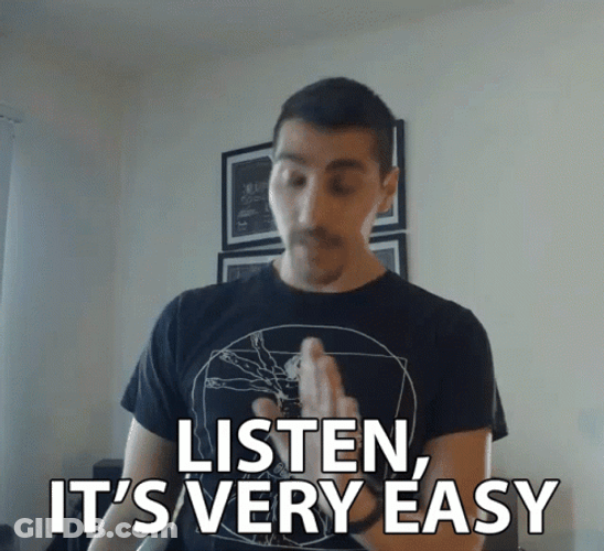 Very Easy Rudy Ayoub GIF