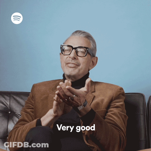 Very Good Clap Jeff Goldblum GIF
