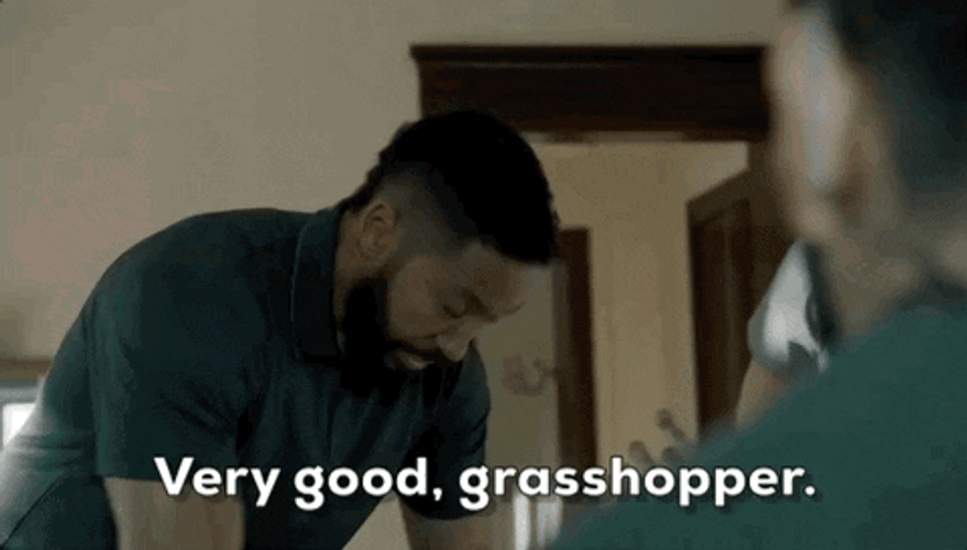 Very Good Grasshopper GIF