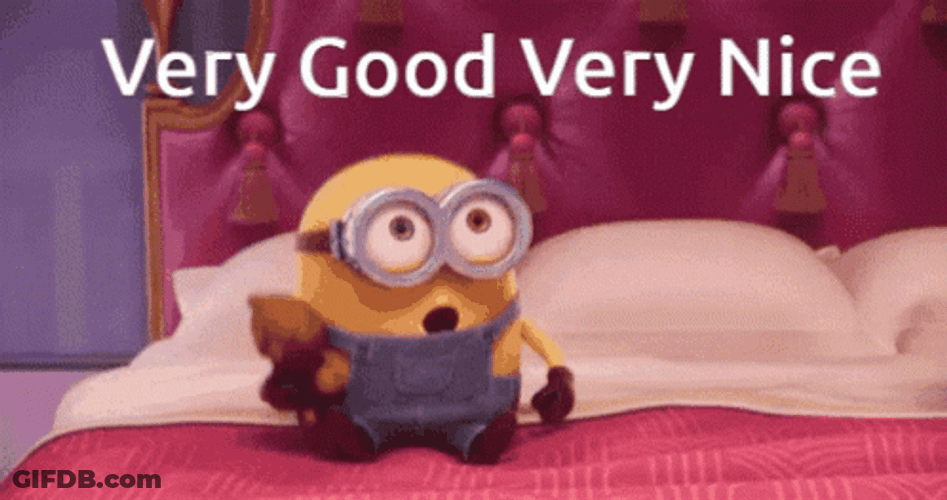 Very Good Minion Bouncing GIF