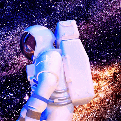 Very Good Thumbs Up Astronaut GIF