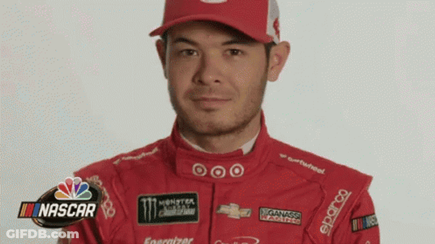 Very Happy Kyle Larson GIF