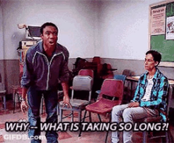 Very Impatient Professor GIF