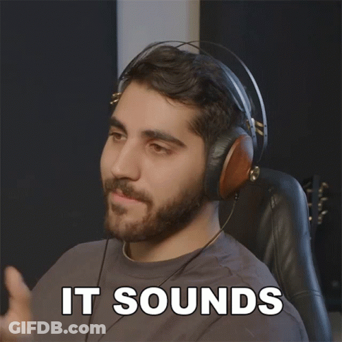 Very Interesting Black Background White Letters GIF