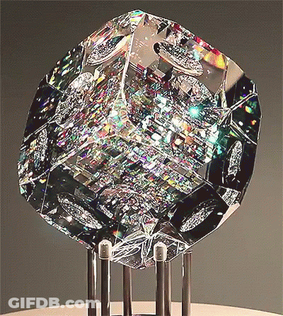 Very Large Glass On Stand GIF