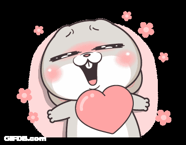 Very Miss Rabbit Heartbeat GIF