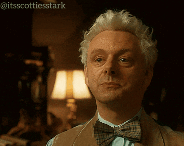 Very Nice Dom Aziraphale GIF