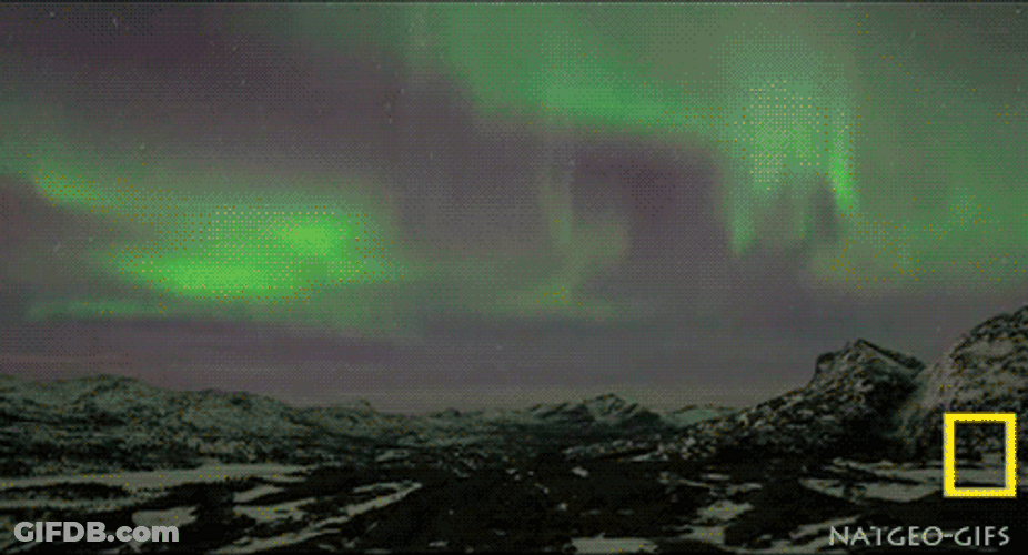Very Nice Northern Lights Ever Recorded GIF