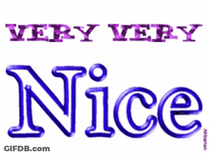 Very Very Nice Animated Greeting GIF