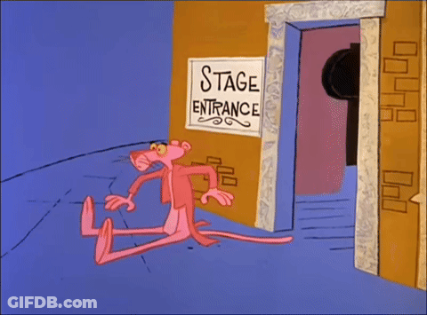 Vete Y Aquí Pantera Rosa GIF