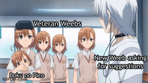 Veteran Weebs Boku No Pico Anime Girls GIF