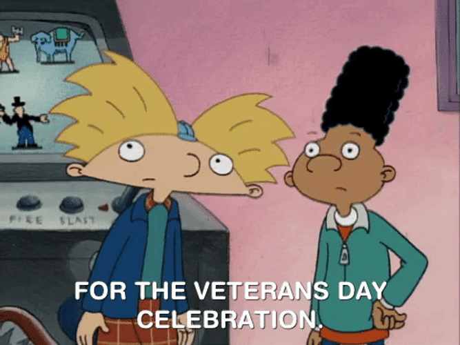 Veterans Day Celebration Hey Arnold Nicksplat GIF