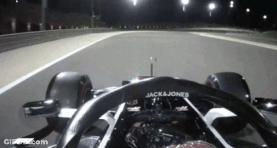Vettel Leclerc Collision Car Control GIF