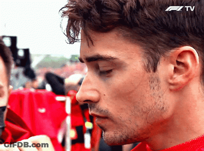 Vettel Leclerc Collision Charles In Break GIF