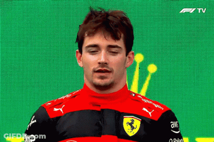 Vettel Leclerc Collision Giving Statement GIF