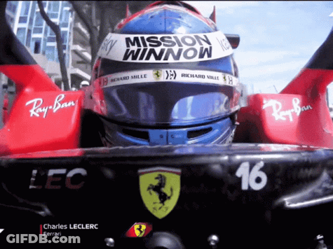 Vettel Leclerc Collision On The Race GIF