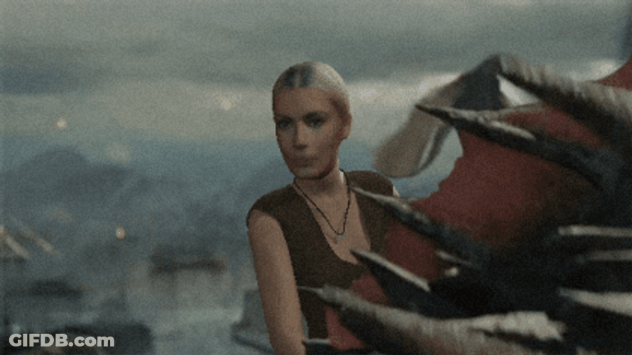 Vhagar Dragon Daenerys Fire GIF