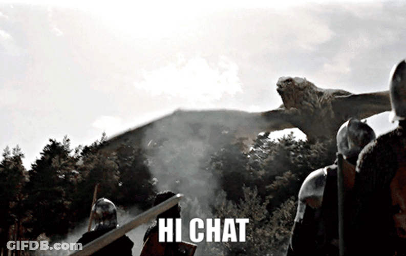 Vhagar Dragon Hi Chat GIF