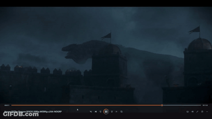Vhagar Dragon Stormed GIF
