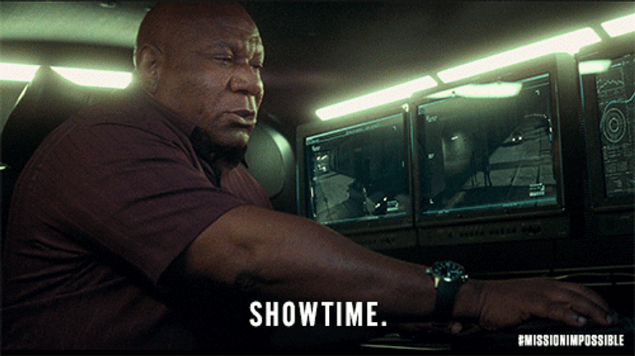 Vhing Rames Showtime About To Begin GIF