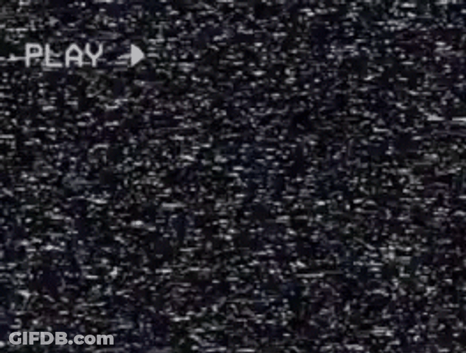 Vhs Distorted Screen Pre-Tape GIF