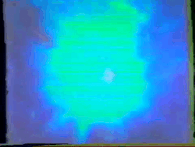 Vhs Effect Man Hanging From Something GIF
