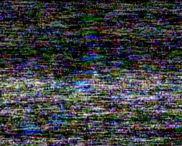 Vhs Effect Moon In The Sky GIF