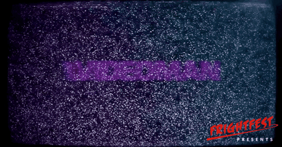 Vhs Effect Videoman On TV Screen GIF