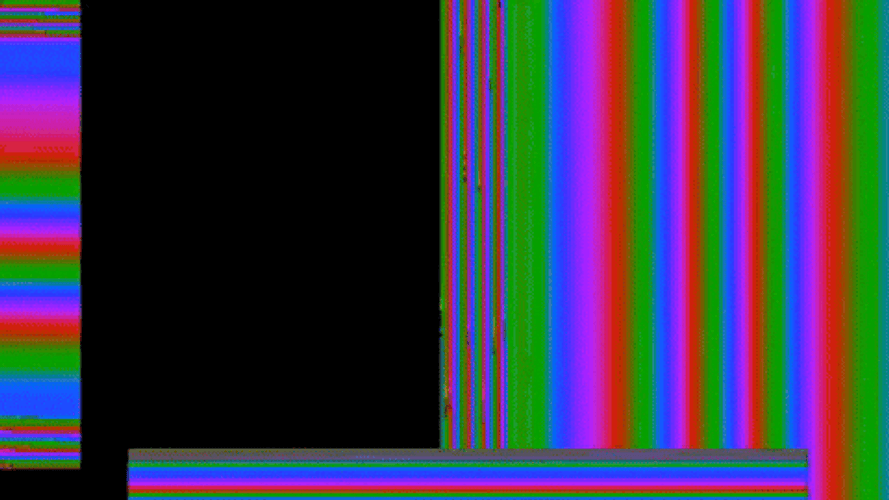 Vhs Effect Woman With Short Hair GIF