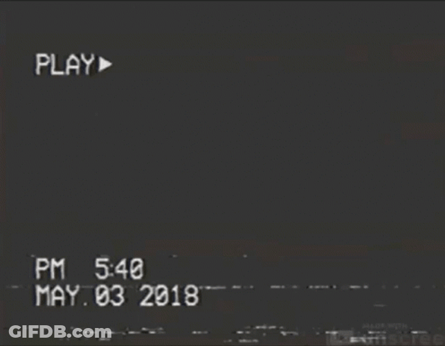 Vhs Loading Screen On Tv GIF