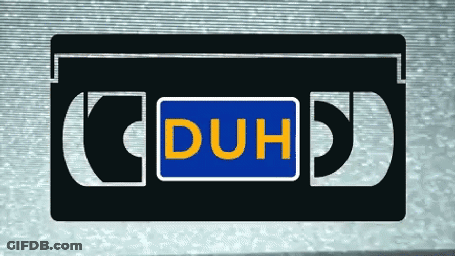 Vhs On Static Screen Animation GIF