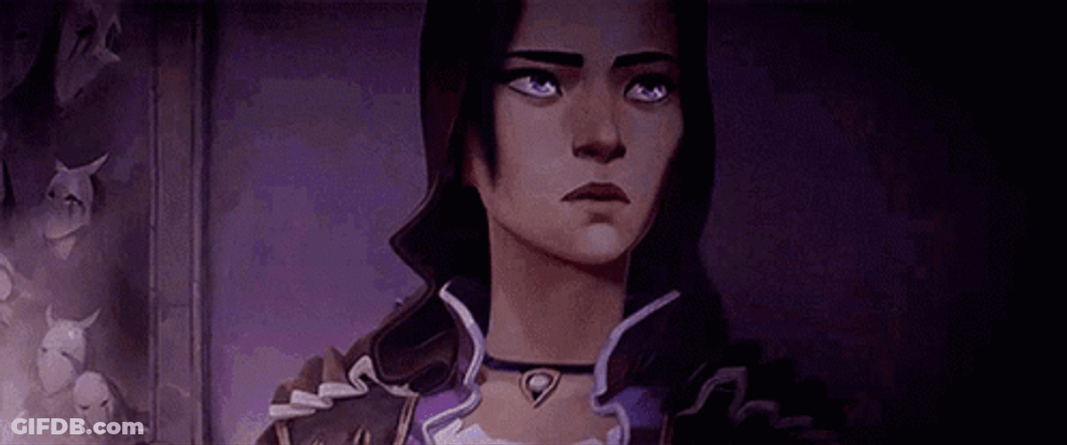 Vi Arcane Angry Confronted Caitlyn GIF