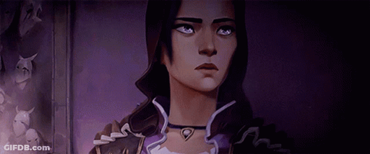 Vi Arcane Angry Reaction To Caitlyn GIF