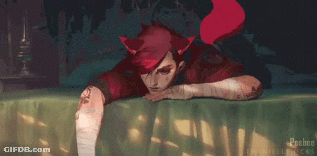 Vi Arcane Happy When Someone Coming GIF